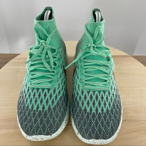 Womens Nike Lunarepic Flyknit Shield Green Glow. Sneakers SZ 6.5 - Picture 5 of 10